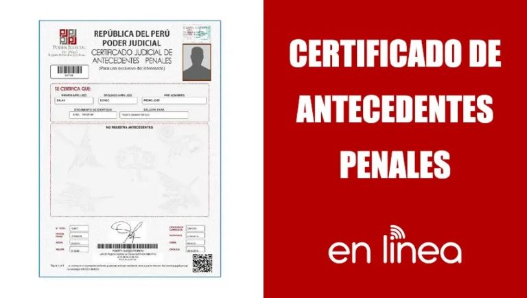 certificado antecedentes penales solicitud