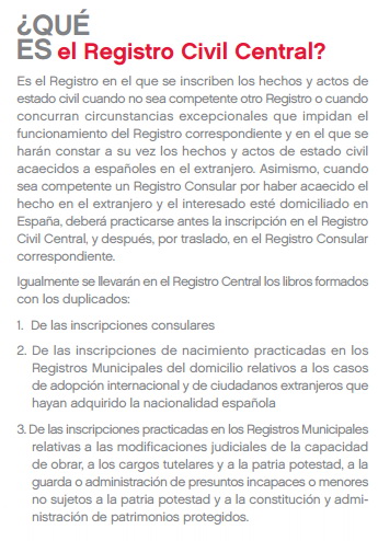 certificado de matrimonio registro civil central madrid