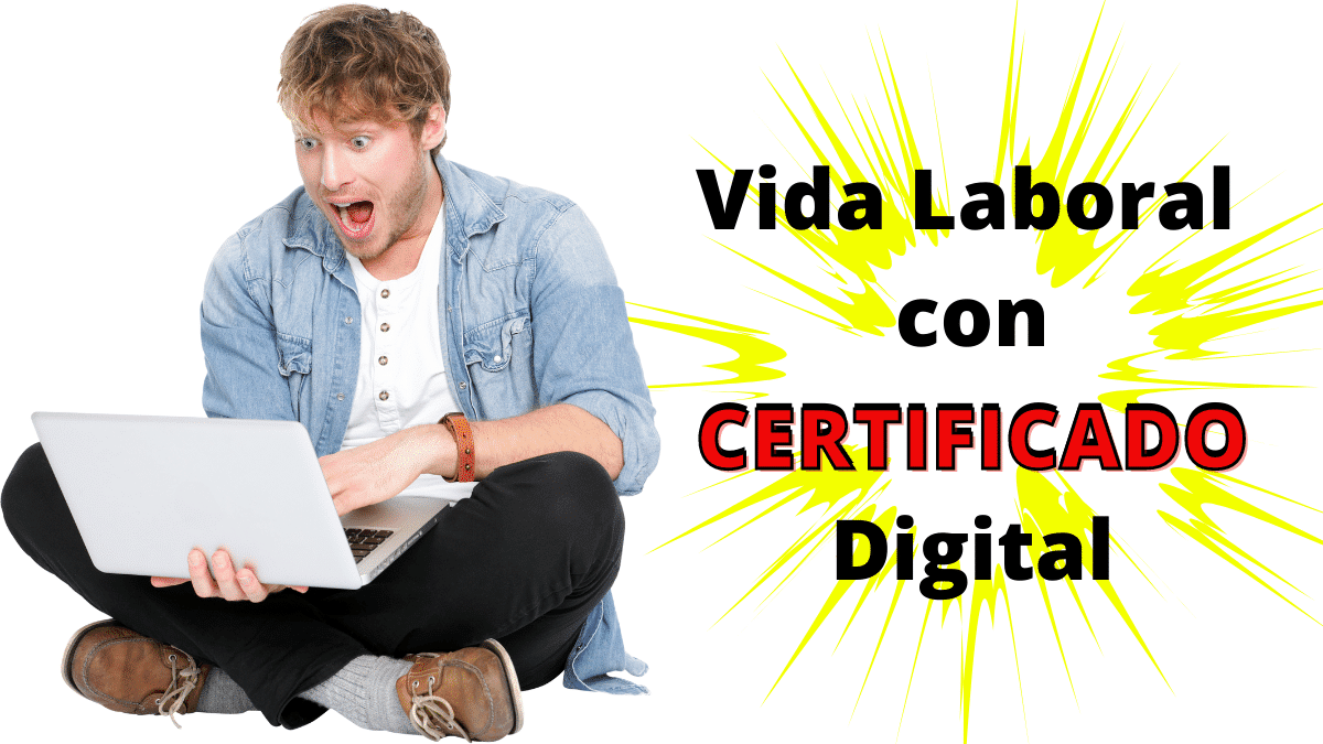 solicitud vida laboral certificado digital