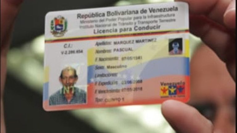 requisitos para sacar la licencia de conducir en venezuela